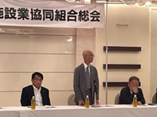 宮川理事長挨拶 | 第33回通常総会を開催しました | 広島県安全施設業協同組合